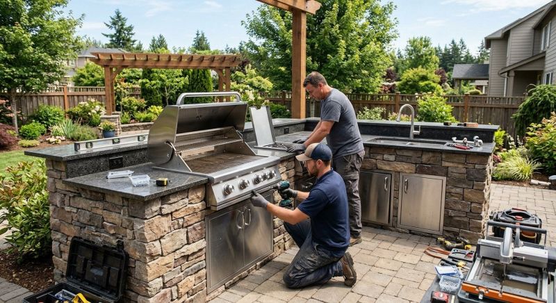 Outdoor Kitchen Construction in Conroe, TX