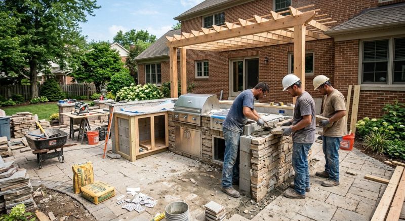 Outdoor Kitchen Construction in Santa Rosa, CA