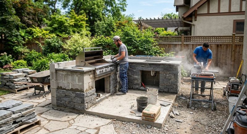 Outdoor Kitchen Construction in Houston, TX