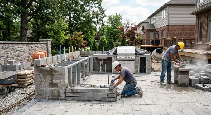 Outdoor Kitchen Construction in Napa, CA