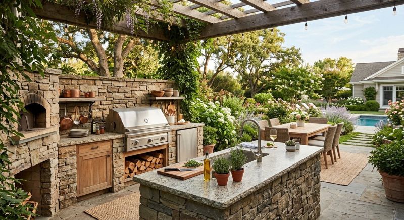 Outdoor Kitchen Installation in Napa, CA