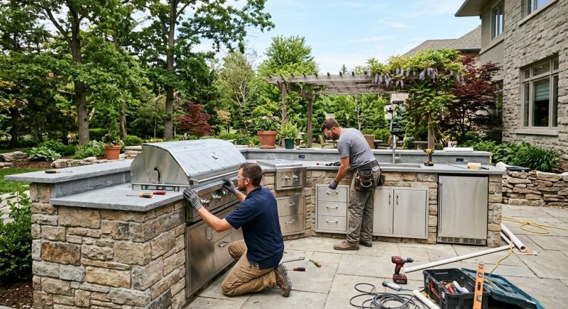Outdoor Kitchen Renovation in Houston, TX