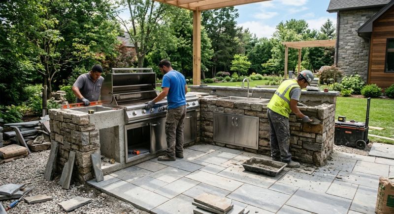 Outdoor Kitchen Renovation in Alpharetta, GA